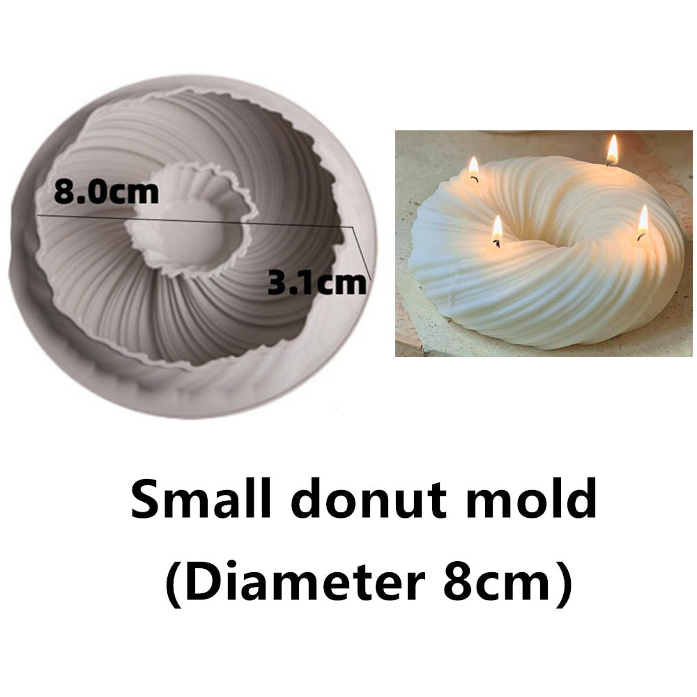 Moldes para haver velas Big Donuts, varios modelos