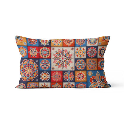 Housse de coussin indien 30X50 cm sans rembourrage, 8 coloris