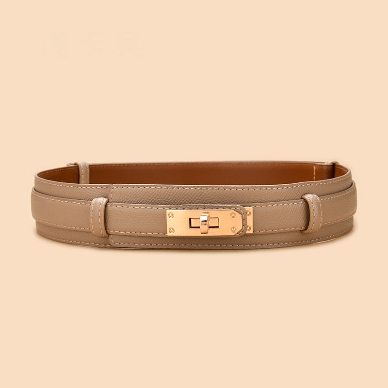 Ceinture en cuir Jenifer, 6 couleurs