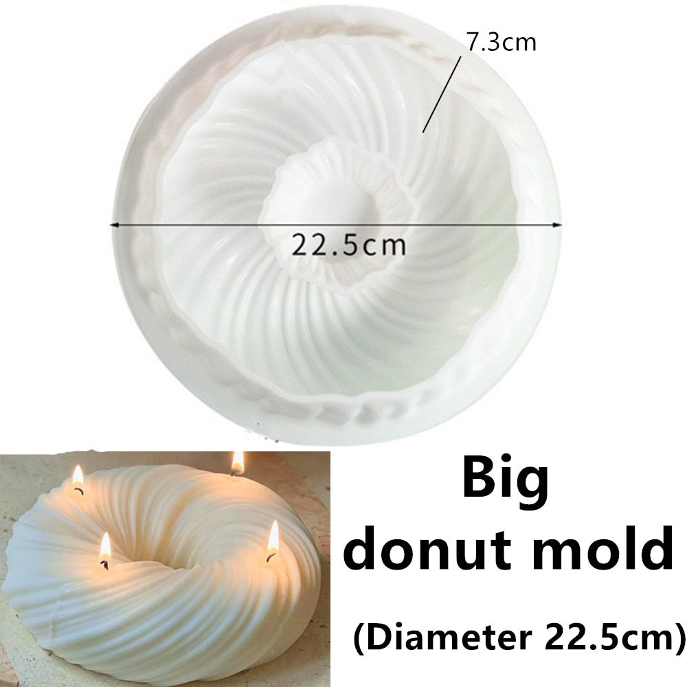 Moldes para haver velas Big Donuts, varios modelos