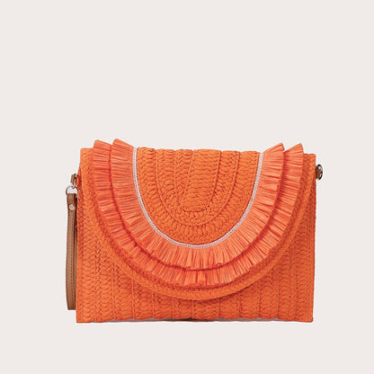 Christian raffia clutch bag, 9 colors