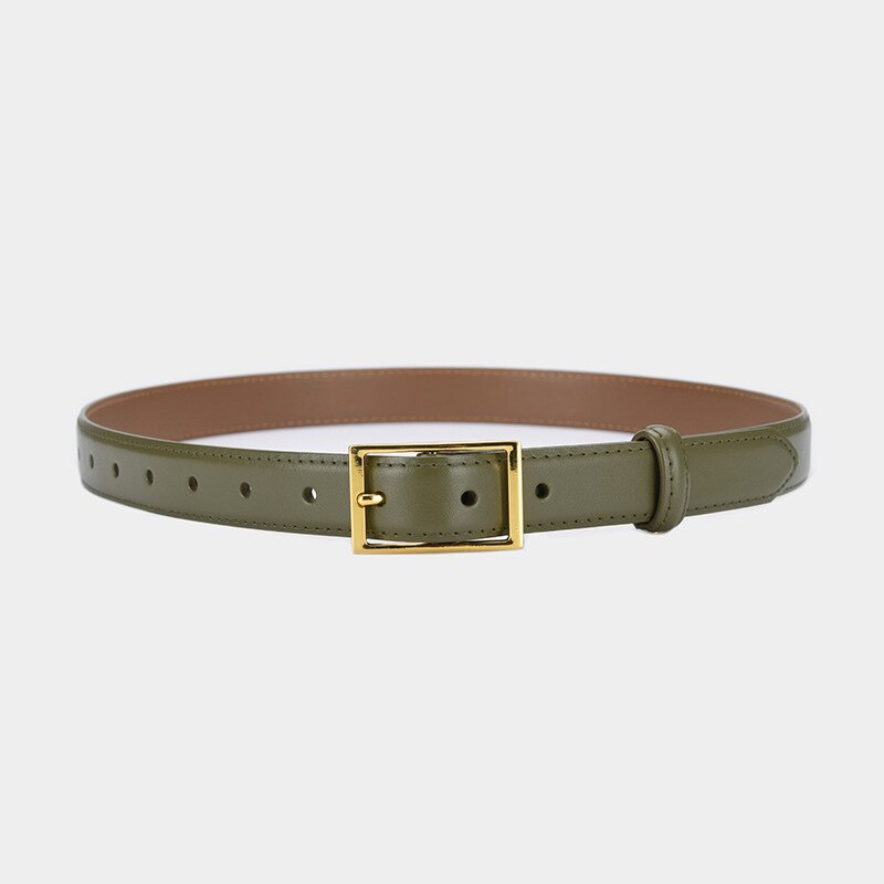 Fiona thin belt with buckle, 12 colors, 105 cm