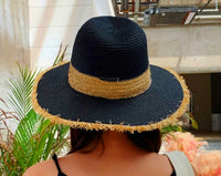 Chapeau en raphia Palermo, 3 couleurs